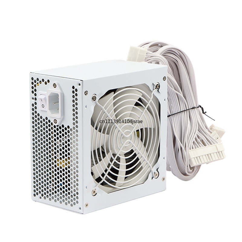 Atx Power Supply - Boîtier d’ordinateur ATX blanc, alimentation 600W-650W-750W-850W-950W,