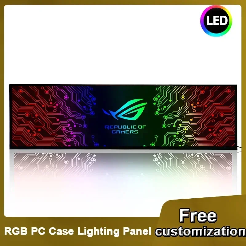 Psu Computer - Panneau d'éclairage RGB personnalisé pour boîtier