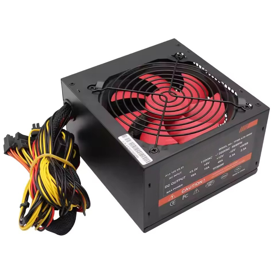 Atx Power Supply - Alimentation pour ordinateur 500/600/700/800W ATX, entrée
