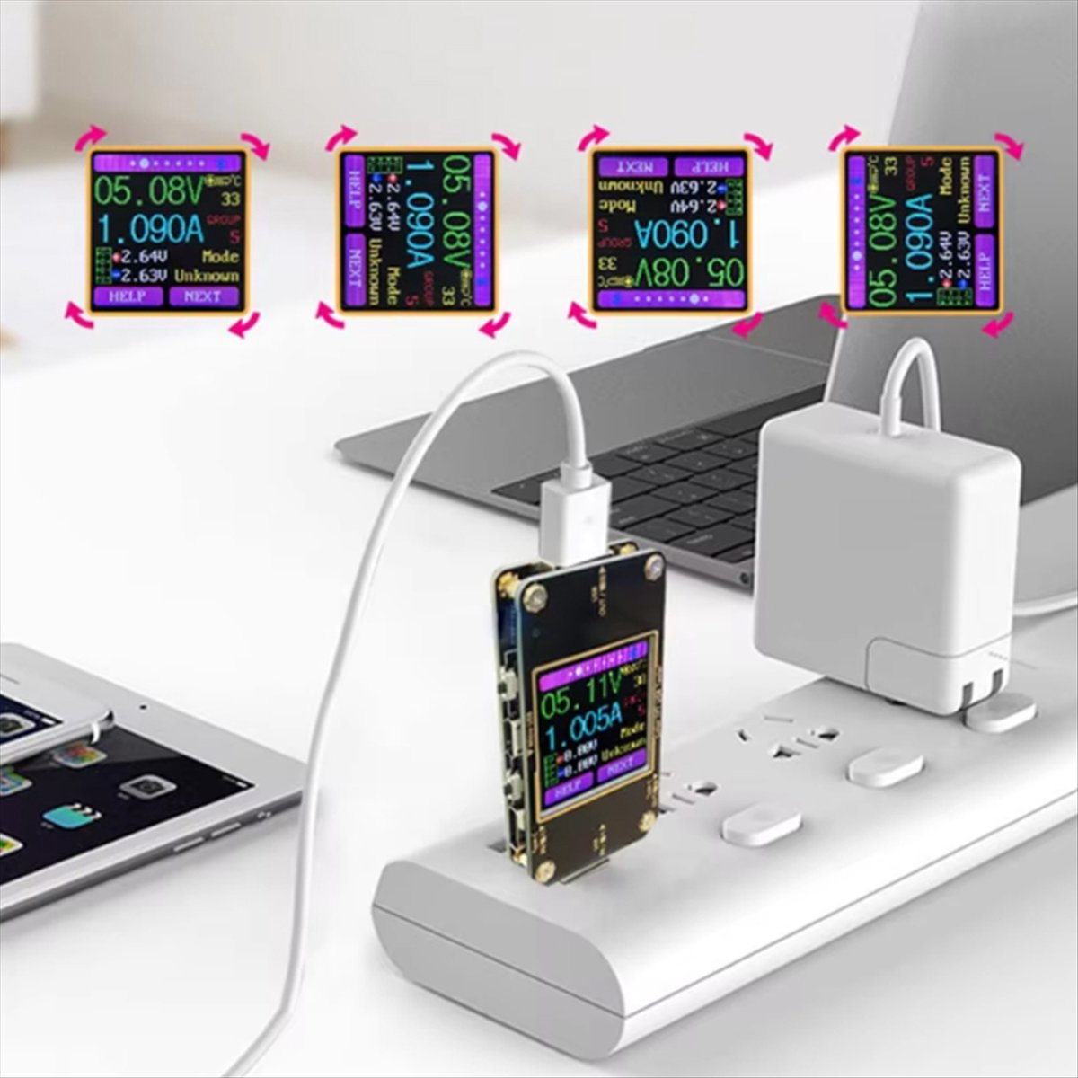 Power Supply Tester - Instrument numérique A99X avec écran LCD