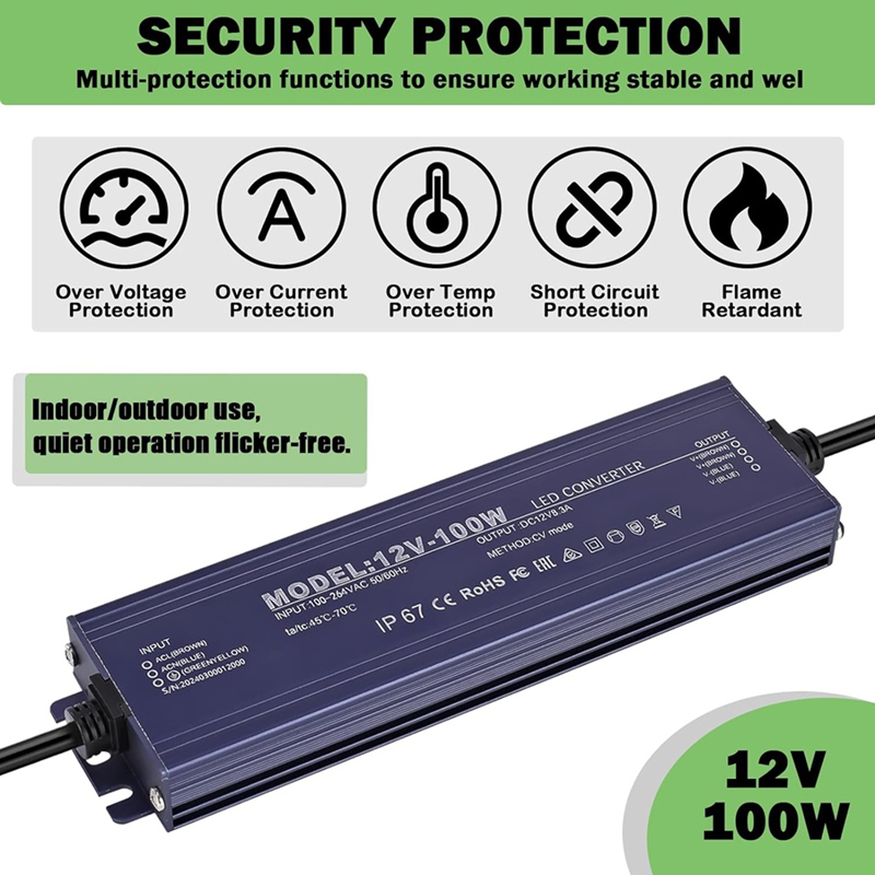 ● Alimentation LED 12V IP67 ét - Power Supply 12V avis et prix
