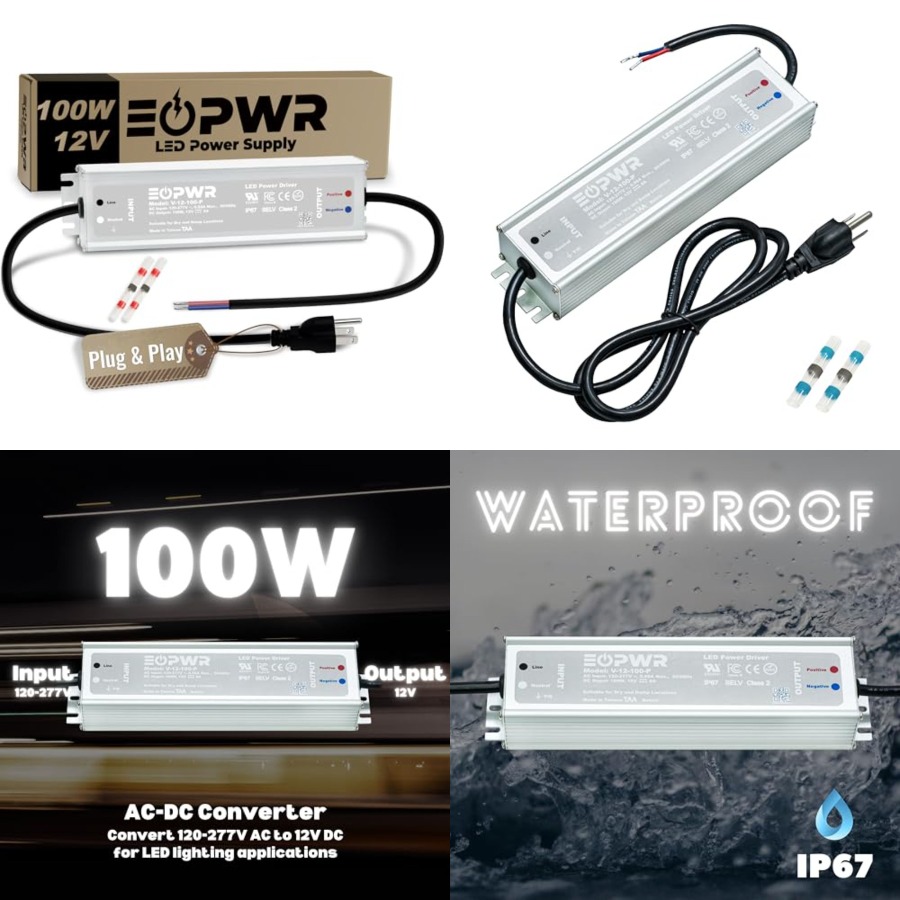 Alimentation LED étanche IP67  - Ac Power Supply avis et prix
