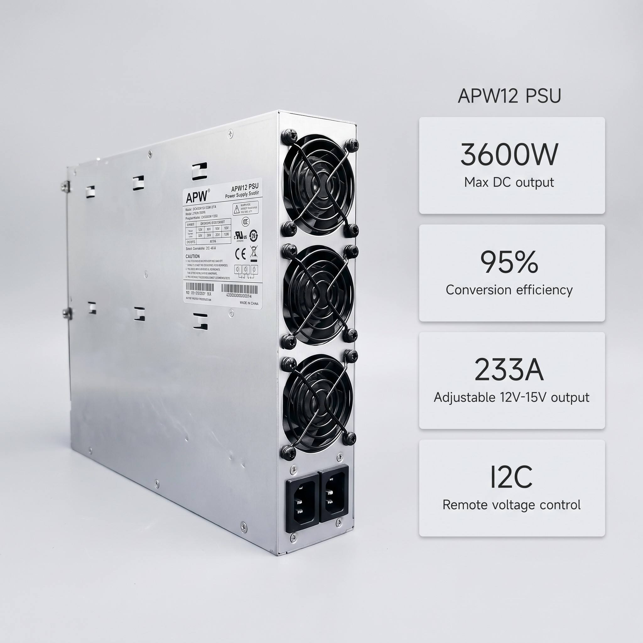 S19K Pro L7 S19J Pro XP 141T A - Server Power Supply avis et prix