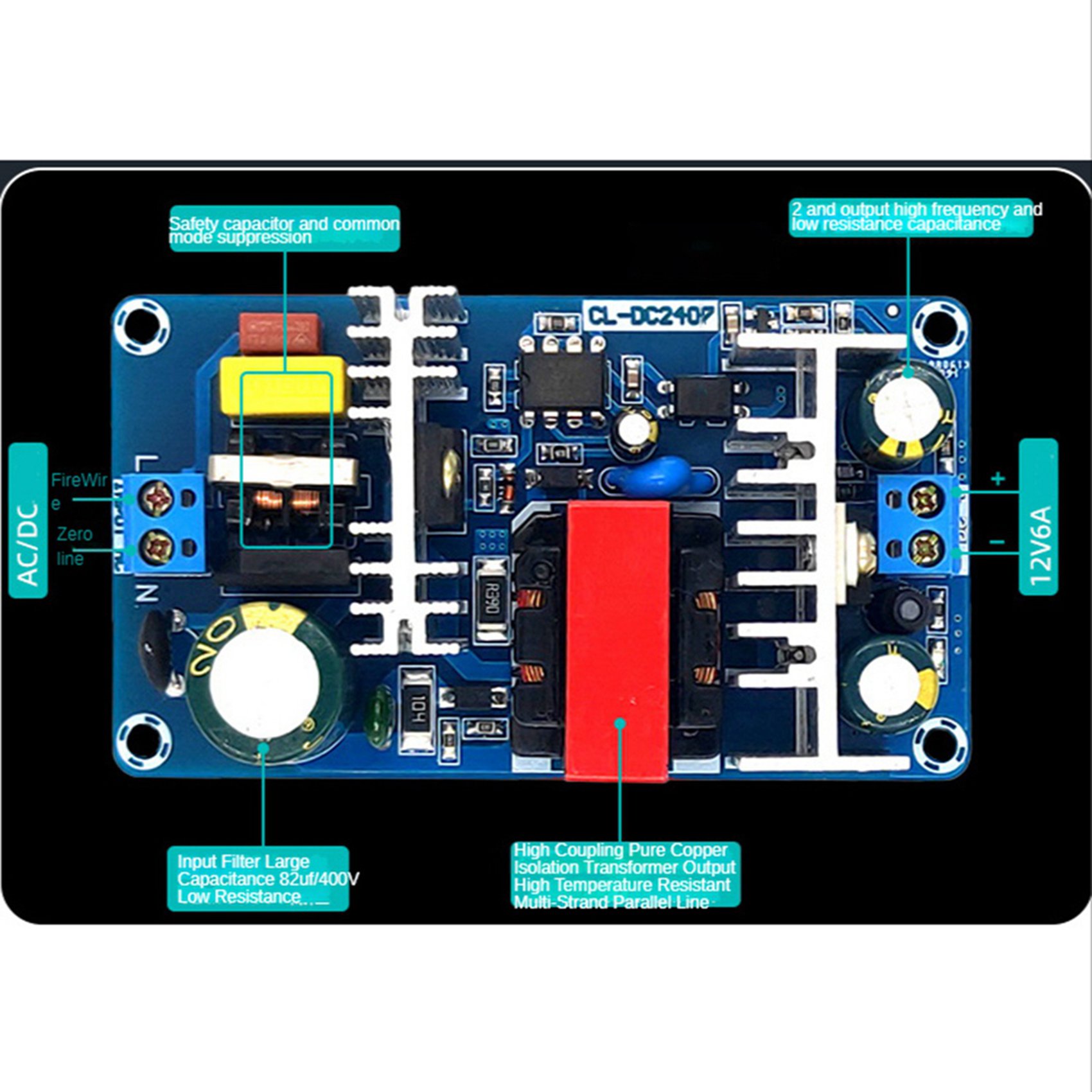 【PUBLICITÉ】5x Carte d'alimenta - Dc Power Supply 12V avis et prix